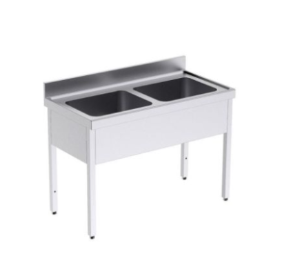Bastidor con fregadero 1400x700 doble