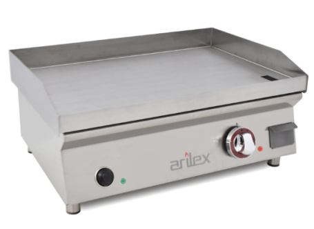 60PERN Plancha eléctrica 60 cm ARILEX en acero rectificado de 15 mm