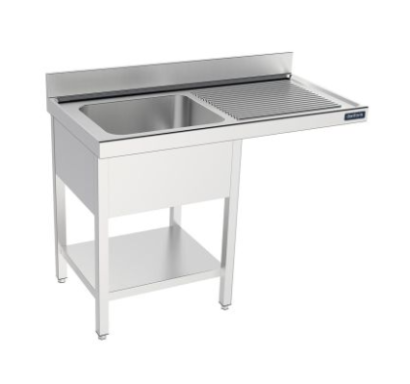 Fregadero con bastidor 1200x700 I espacio y estante