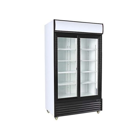 Armario Expositor Refrigerado 1000 litros 2 Puertas Correderas