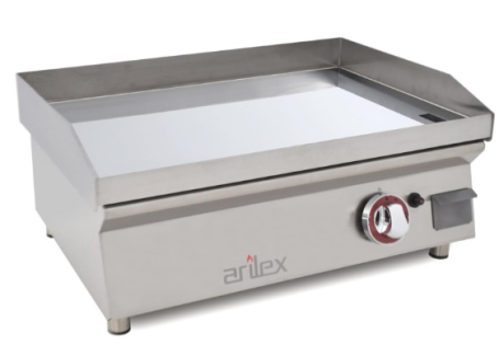 60PGCN Plancha a gas 60 cm ARILEX en acero 15 mm con baño cromo duro