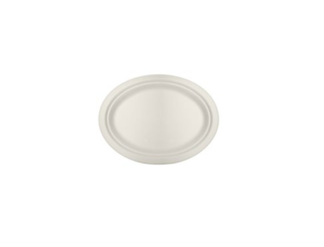 PLATOS DE FIBRA DE CAÑA DE AZÚCAR OVALADO